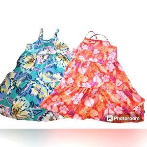 Dress bundle Carter's and Cat Jack girls dresses.